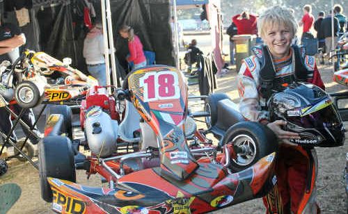 Zak Hudson, 10, travelled to Sandy Creek from Pittsworth at the weekend to compete at the karting championships. Photo: Kerri Burns-Taylor Zak Hudson, 10, travelled to Sandy Creek from Pittsworth at the weekend to compete at the karting championships. Photo: Kerri Burns-Taylor